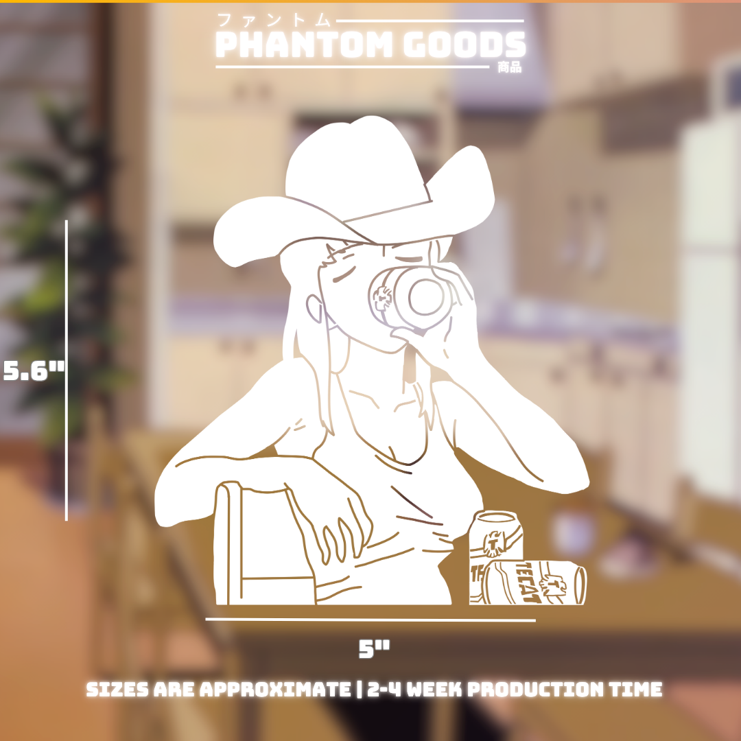 Misato Drinking Vinyl
