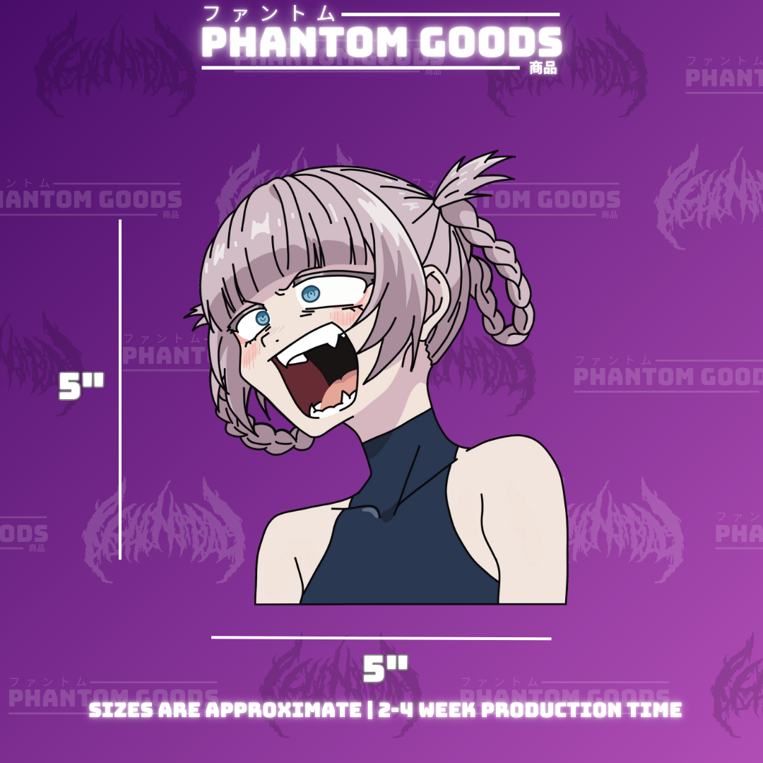 Nazuna Yelling Peeker Sticker - Call of the Night Sticker