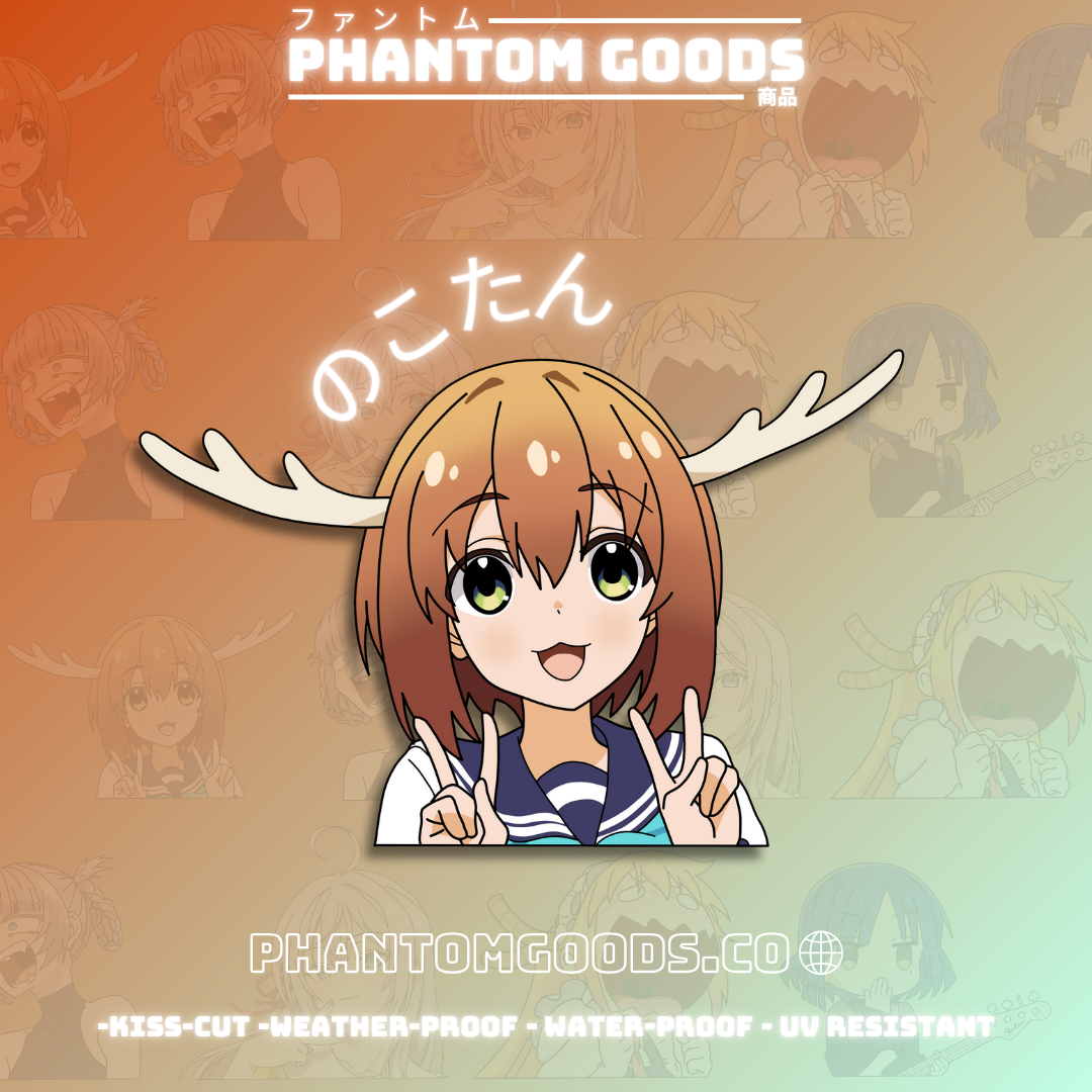 Noko Shikanoko Peeker Sticker - My Deer Friend Nokotan Sticker