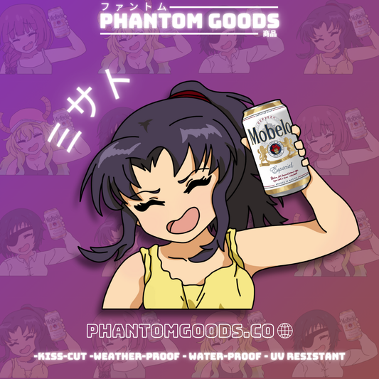 Misato - Drinking Sticker