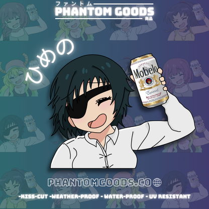 Himeno - Drinking Sticker