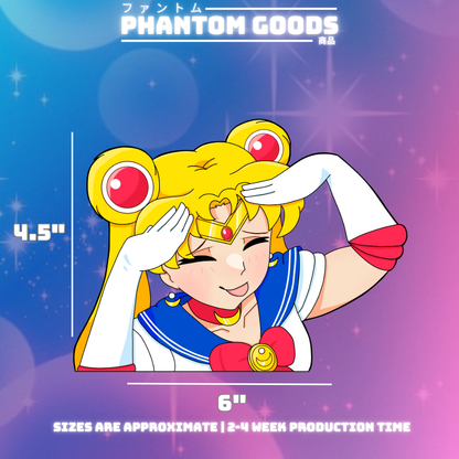 Sailor Moon Peeker Sticker