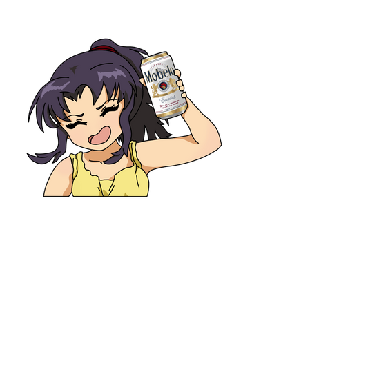 Misato - Drinking Sticker