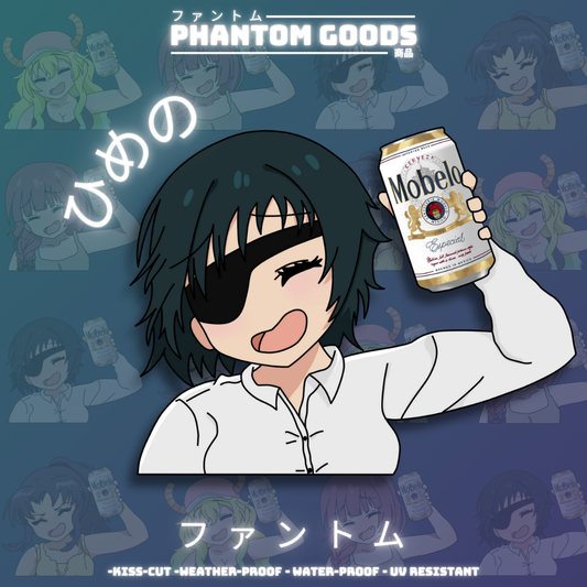 Himeno - Drinking Sticker