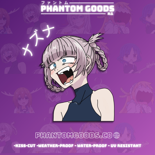Nazuna Yelling Peeker Sticker - Call of the Night Sticker