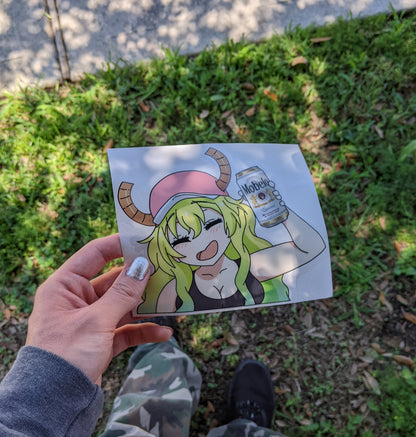 Lucoa - Drinking Sticker